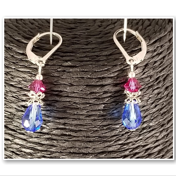 Lampwork Bead and Swarovski Crystal Set - Picture 5 of 9